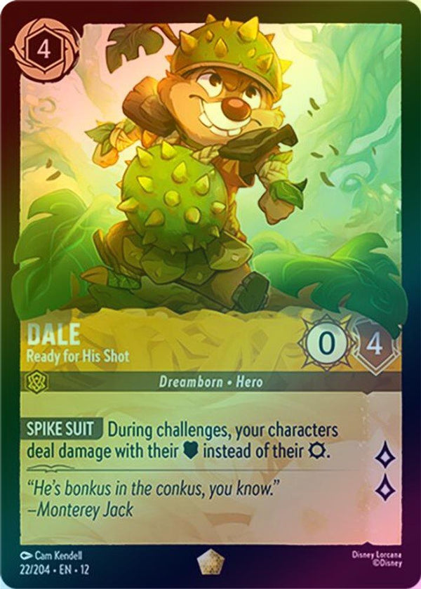 Dale (Ready for His Shot) - 22/204 - Legendary (Foil)