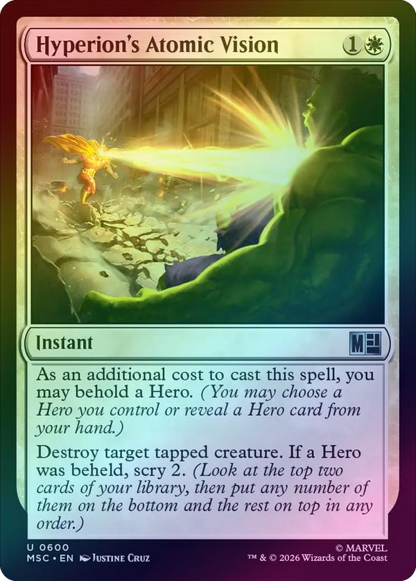 Hyperion's Atomic Vision (Foil) (MSC)