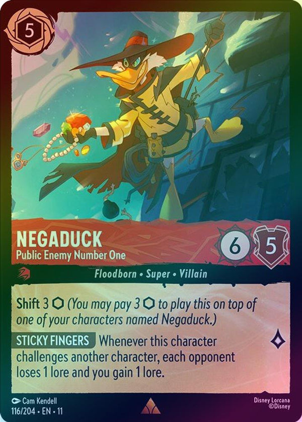 Negaduck (Public Enemy Number One) - 116/204 - Rare (Foil)