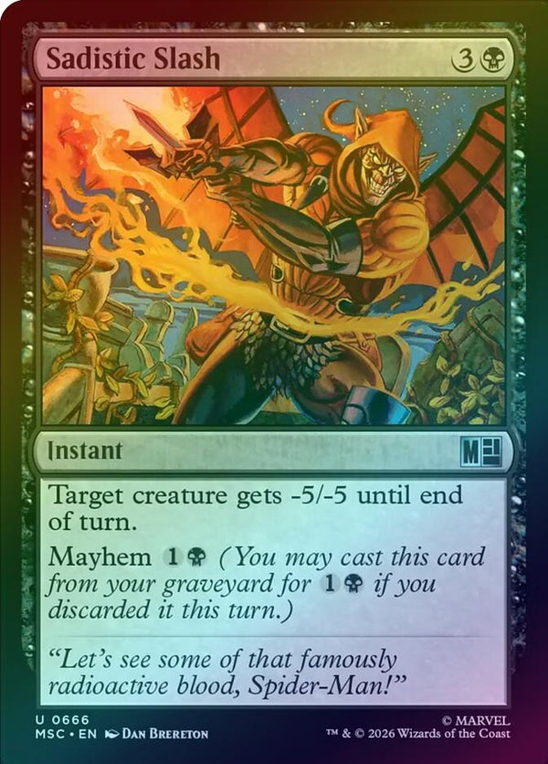 Sadistic Slash (Foil) (MSC)
