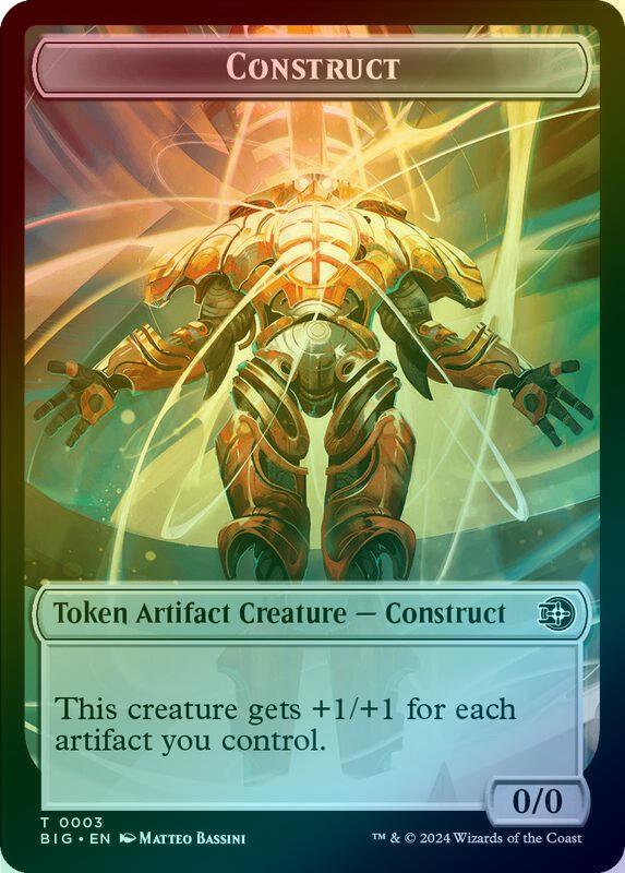 Treasure // Construct Token (Foil) (TOTJ)