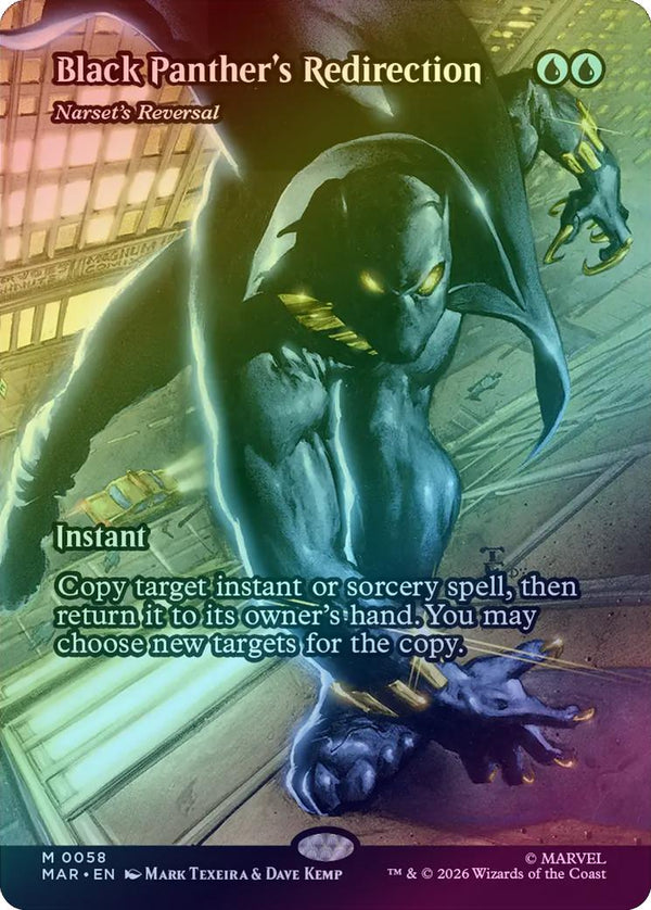 Black Panther's Redirection // Narset's Reversal - Source Material Showcase (Foil) (MAR) (Pre-Order)