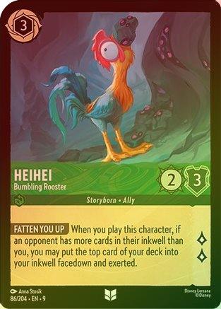Heihei (Bumbling Rooster) (Fabled Reprint) - 86/204 - Uncommon (Foil)