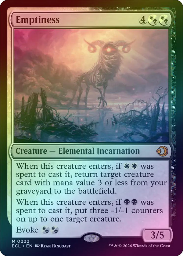 Emptiness (Foil) (ECL)