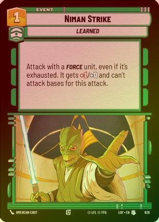 Niman Strike - 626 - Uncommon (Foil)