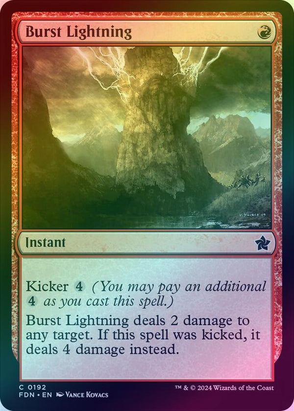 Burst Lightning (Foil) (FDN)