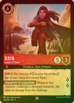 Raya (Leader of Heart) - 123/204 - Super Rare (Foil)