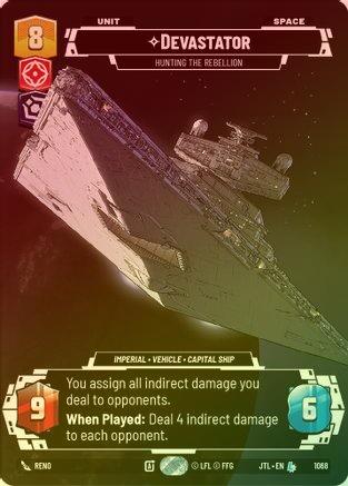 Devastator - Hunting the Rebellion (Prestige) - 1068 - Legendary (Foil)