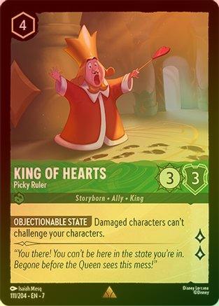 King of Hearts (Picky Ruler) - 111/204 - Rare (Foil)
