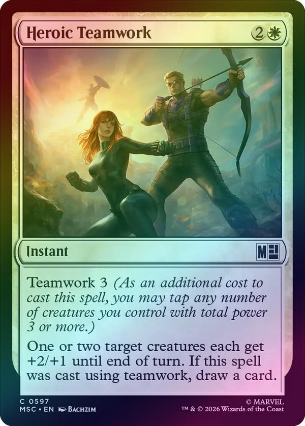 Heroic Teamwork (Foil) (MSC)