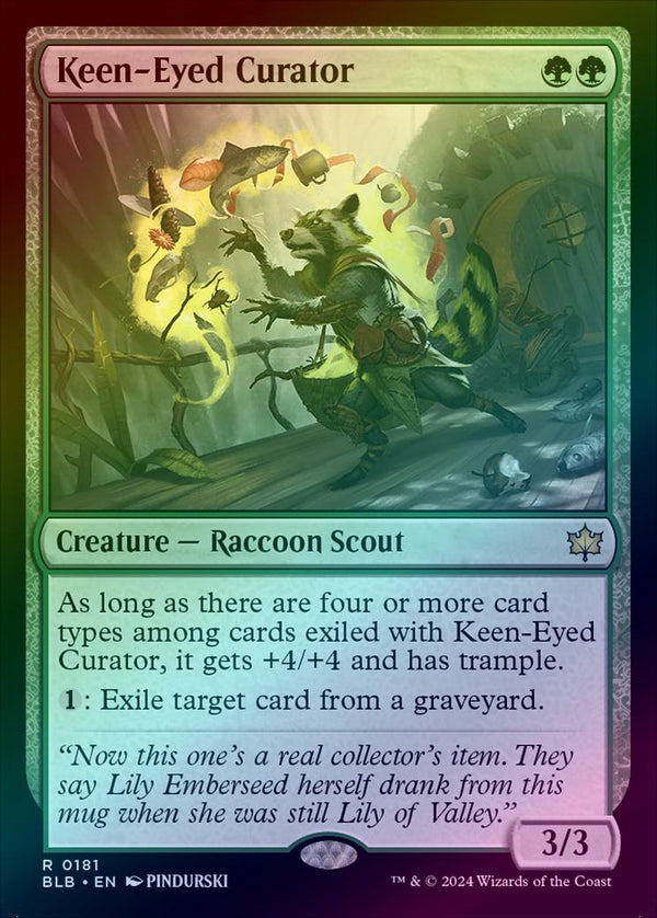 Keen-Eyed Curator (Foil) (BLB)