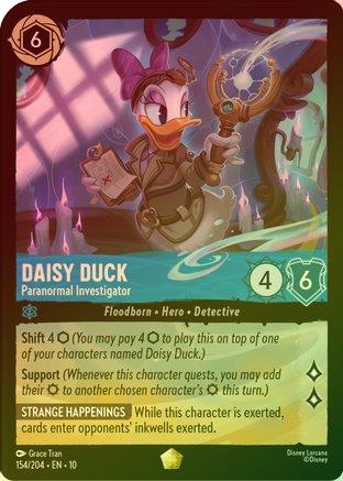 Daisy Duck (Paranormal Investigator) - 154/204 - Legendary (Foil)