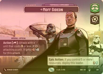 Moff Gideon - Formidable Commander (Showcase) - 269 - Special (Foil)