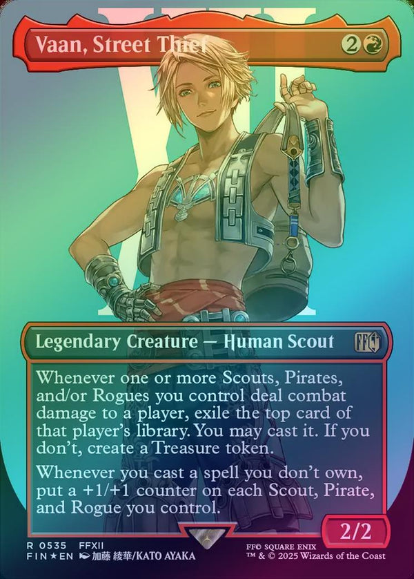 Vaan, Street Thief - Borderless (Surge Foil) (FIN)