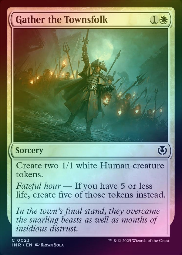 Gather the Townsfolk (Foil) (INR)