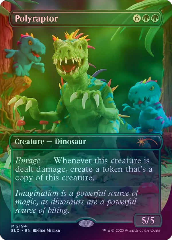 Polyraptor - PLAY-DOH: Squishful Thinking (Rainbow Foil) (SLD)