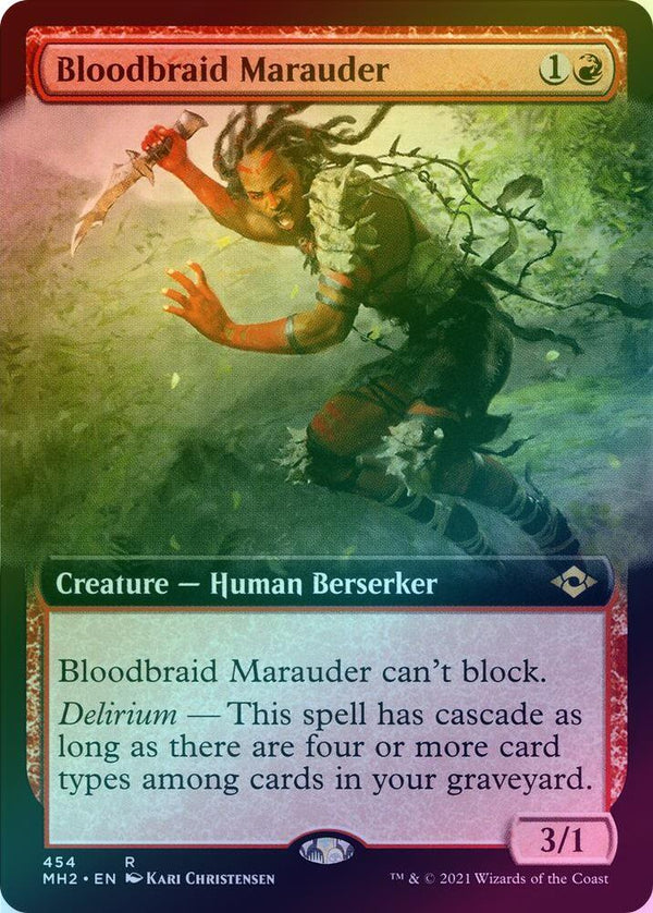 Bloodbraid Marauder - Extended Art (Foil) (MH2)