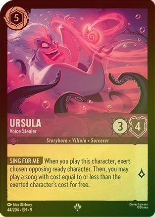 Ursula (Voice Stealer) - 44/204 - Super Rare (Foil)