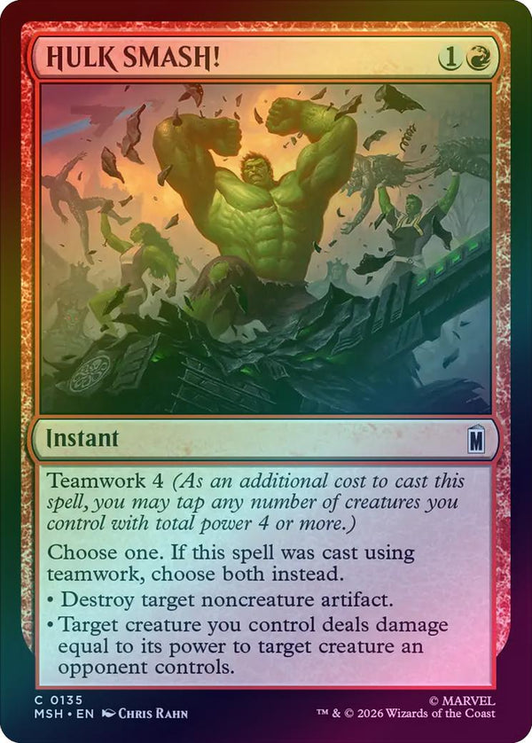 HULK SMASH! (Foil) (MSH) (Pre-Order)