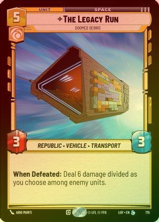 The Legacy Run - Doomed Debris - 715 - Legendary (Foil)