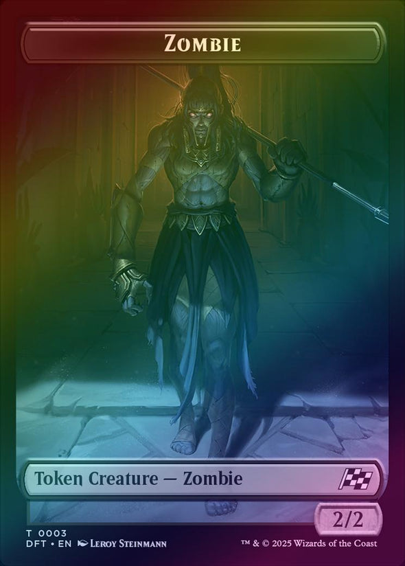 Zombie // Pilot Token (Foil) (TDFT)