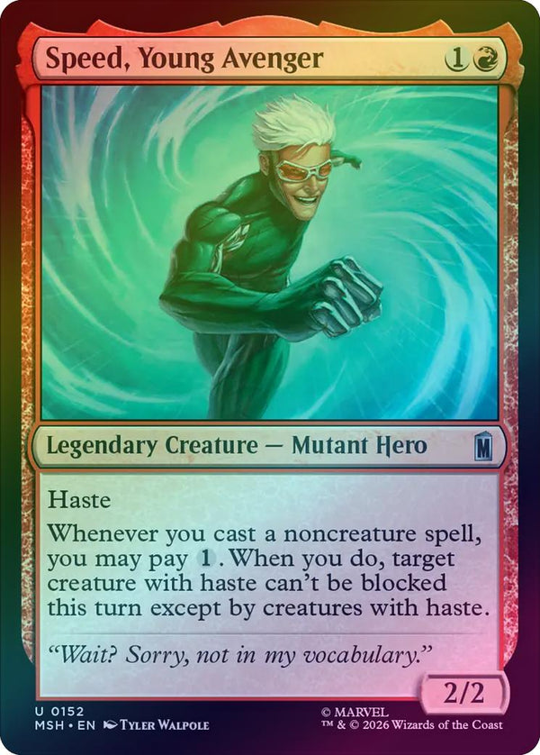 Speed, Young Avenger (Foil) (MSH) (Pre-Order)