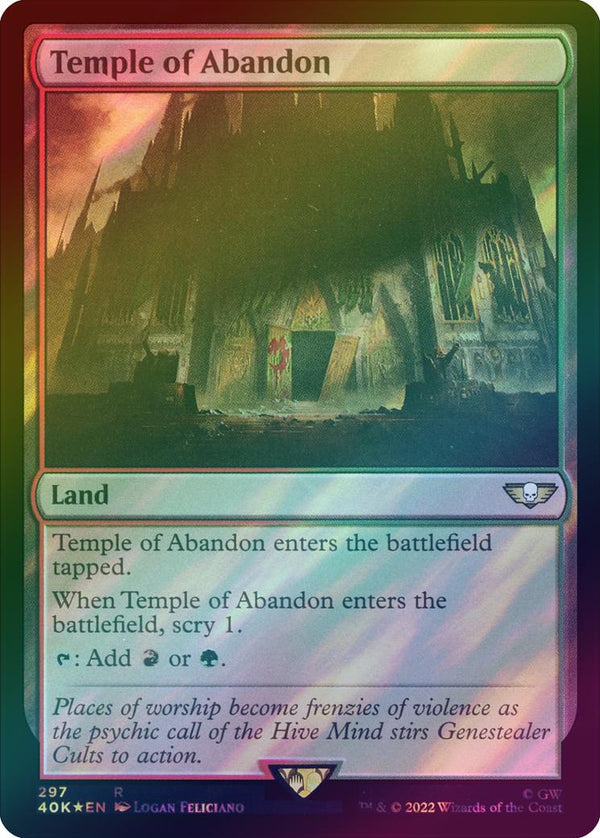Temple of Abandon (Surge Foil) (40K)