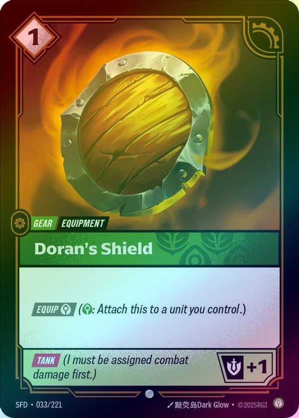 Doran's Shield - 033/221 - Common (Foil)