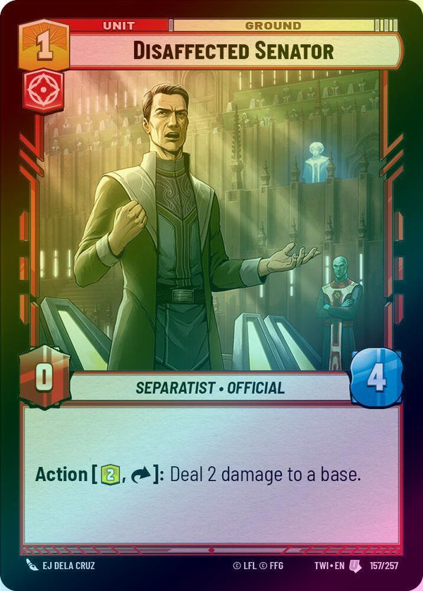 Disaffected Senator - 157/257 - Uncommon (Foil)
