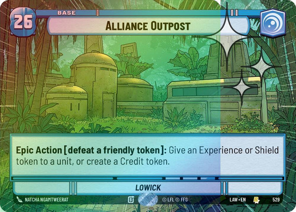 Alliance Outpost (Hyperspace Foil) - 529 - Rare (Foil)