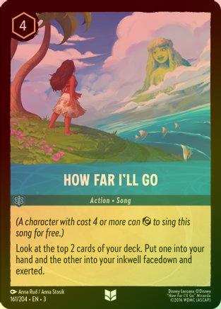How Far I'll Go - 161/204 - Uncommon (Foil)