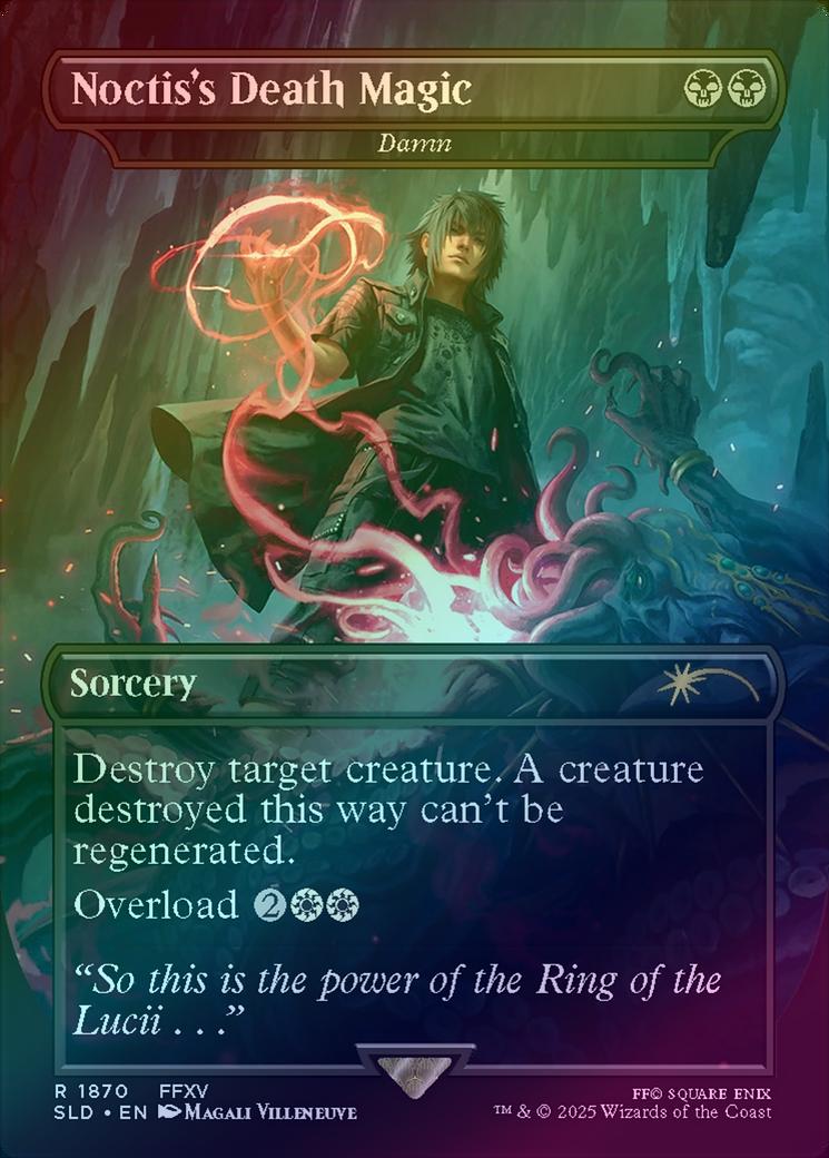 401 Games Canada - Noctis's Death Magic // Damn - Secret Lair x FINAL FANTASY: Grimoire (Rainbow Foil) (SLD) 401 Games Canada - Noctis's Death Magic // Damn - Secret Lair x FINAL FANTASY: Grimoire (Rainbow Foil) (SLD)
