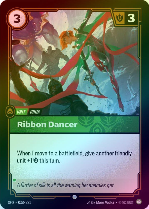 Ribbon Dancer - 038/221 - Common (Foil)