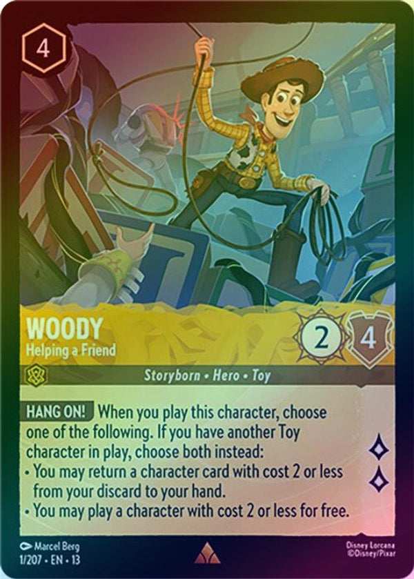 Woody (Helping a Friend) - 1/207 - Rare (Foil)
