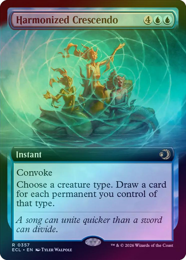 Harmonized Crescendo - Extended Art (Foil) (ECL)