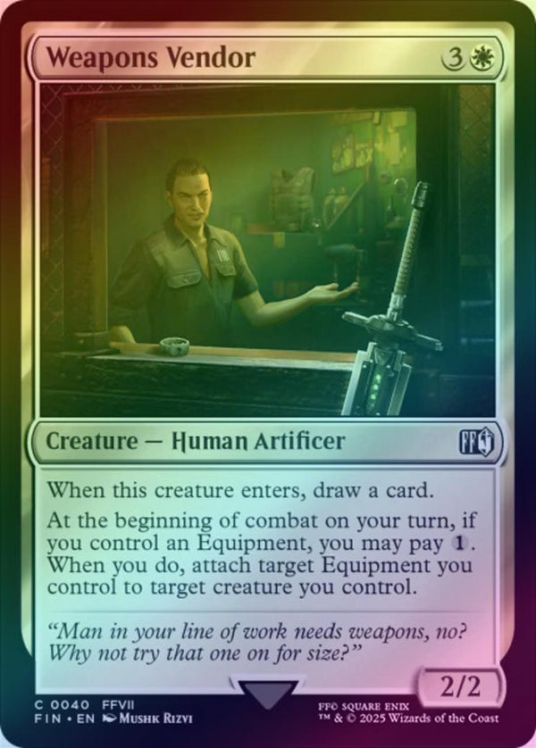 Weapons Vendor (Foil) (FIN)