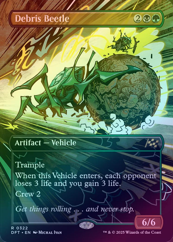 Debris Beetle - Borderless Revved Up (Foil) (DFT)