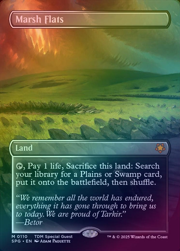 Marsh Flats - Borderless (Foil) (SPG)