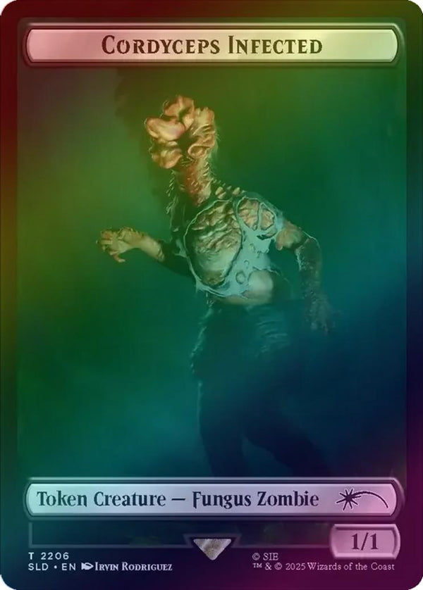 Cordyceps Infected Token - The Last Of Us Part II (Rainbow Foil) (SLD)
