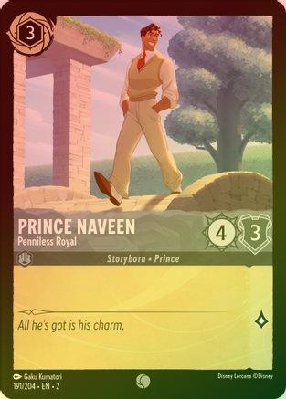prince naveen lorcana card 401 Games Canada - Prince Naveen (Penniless Royal) - 191/204