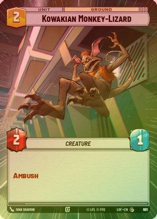 Kowakian Monkey-Lizard (Hyperspace) - 997 - Common (Foil)