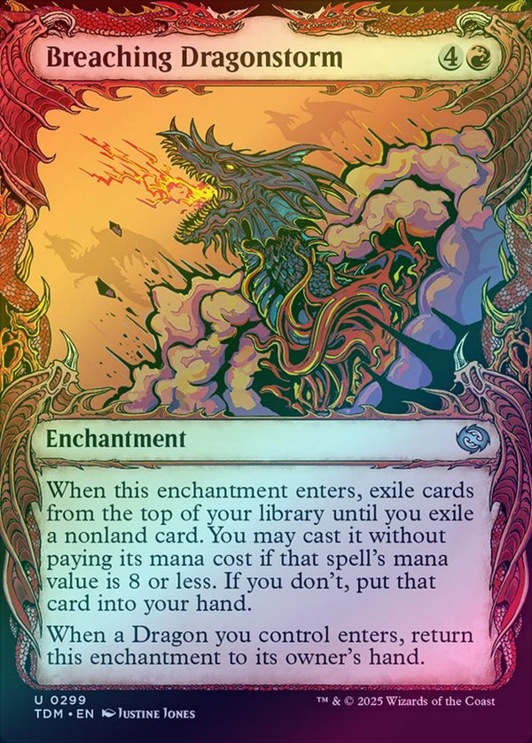 Breaching Dragonstorm - Draconic Showcase (Foil) (TDM)