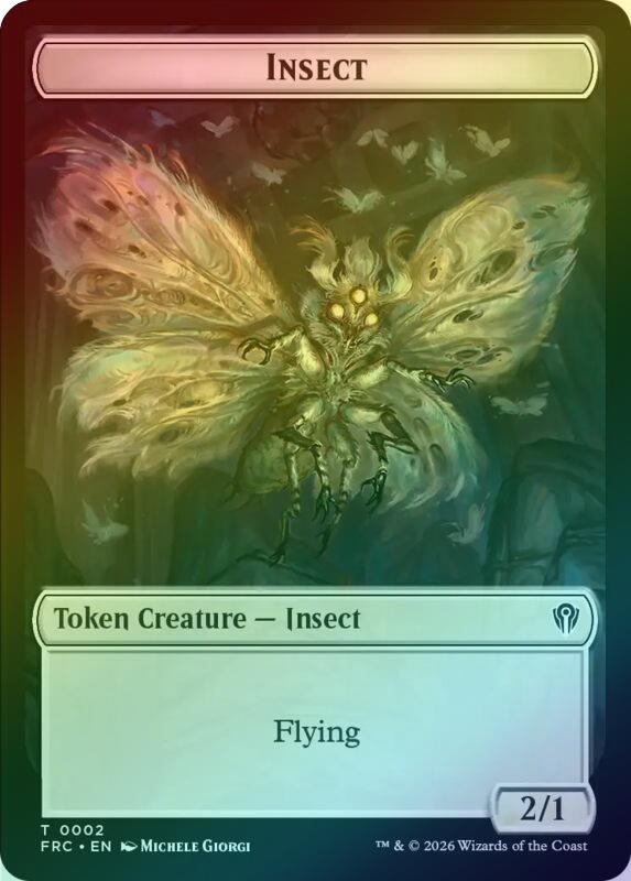 Warrior // Insect Token (Foil) (TFRC)