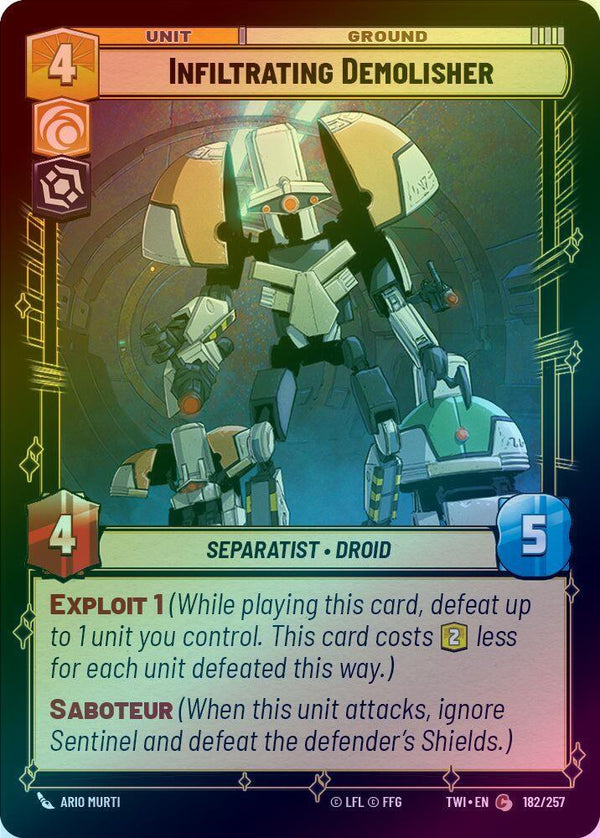 Infiltrating Demolisher - 182/257 - Common (Foil)