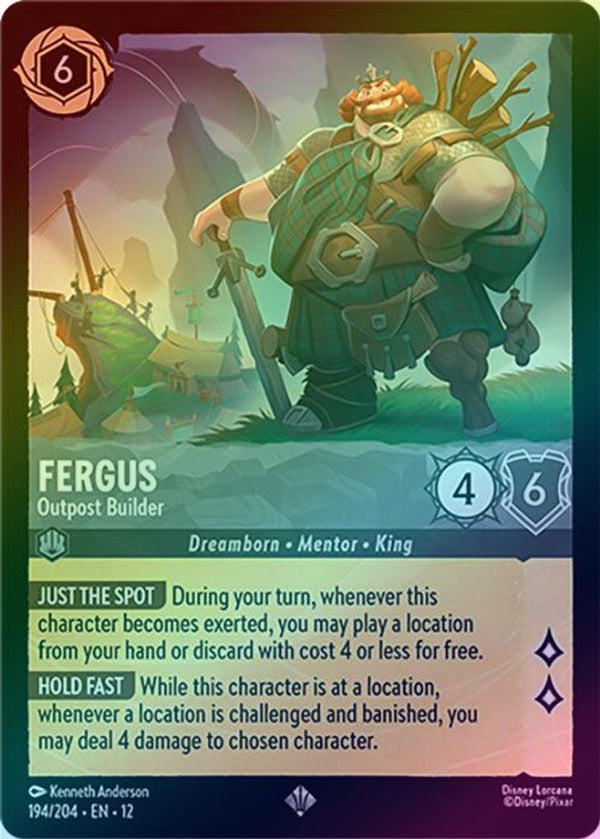 Fergus (Outpost Builder) - 194/204 - Super Rare (Foil)