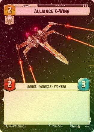 Alliance X-Wing (Hyperspace) - 496 - Common (Foil)