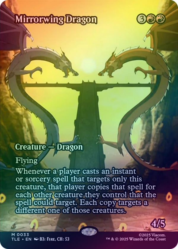 Mirrorwing Dragon - Borderless Source Material (Foil) (TLE)