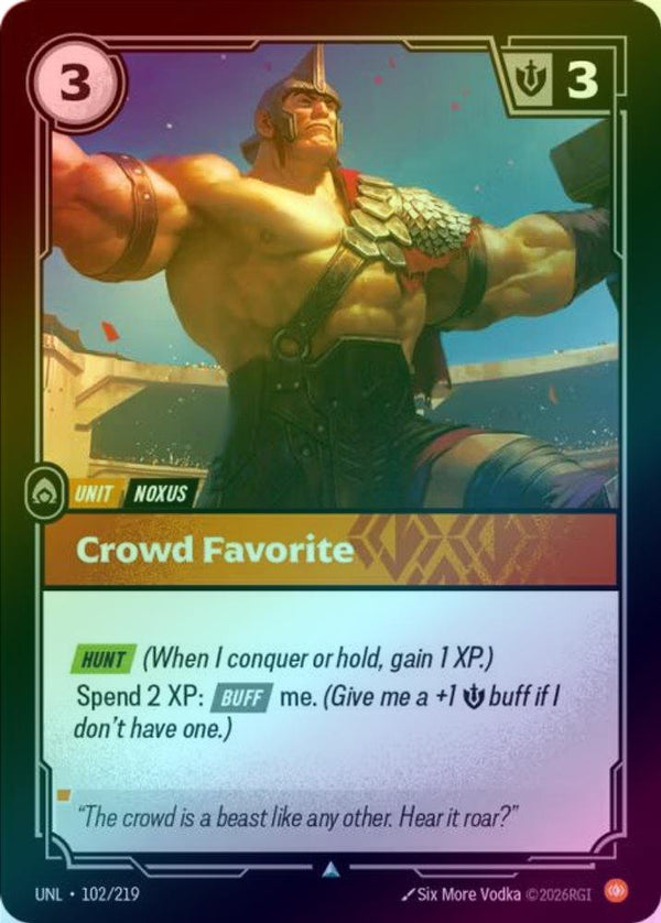 Crowd Favorite - 102/219 - Uncommon (Foil)