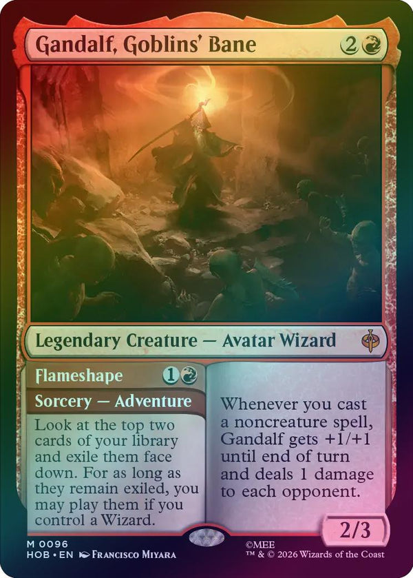 Gandalf, Goblins' Bane // Flameshape (Foil) (HOB) (Pre-Order)