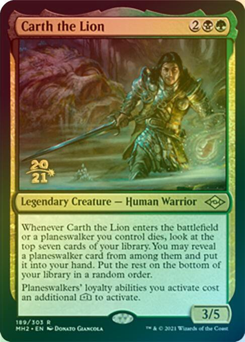 Carth the Lion - Prerelease Promo (Foil) (PMH2)